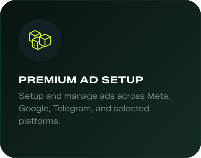 Premium Ad Setup